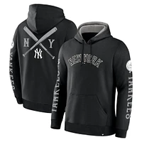 Men's Fanatics Black New York Yankees Big City Legacy Fleece Pullover Hoodie