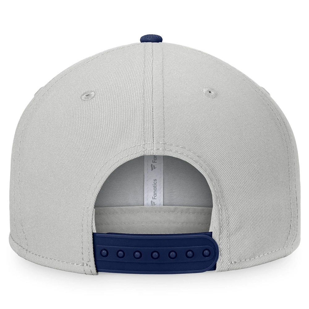 Men's Fanatics Gray/Navy New York Yankees Glory Days Two-Tone Snapback Hat