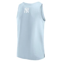 Men's Fanatics Light Blue New York Yankees Elements Tank Top