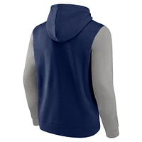 Men's Fanatics Navy New York Yankees Outline Fleece Pullover Hoodie
