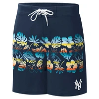 Men's G-III Sports by Carl Banks  Navy New York Yankees Breeze Volley Swim Shorts