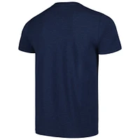 Men's Homage Navy New York Yankees Doodle Collection The Called Shot Tri-Blend T-Shirt