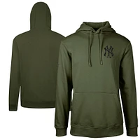 Men's Levelwear  Green New York Yankees Podium Digital Camo Pullover Hoodie