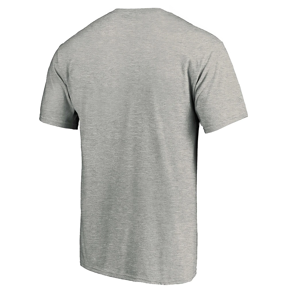 Men's Majestic Heather Gray New York Yankees 2019 Postseason - Dugout Authentic T-Shirt