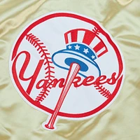 Men's Mitchell & Ness Gold New York Yankees OG 2.0 Lightweight Satin Full-Zip Jacket