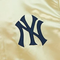 Men's Mitchell & Ness Gold New York Yankees OG 2.0 Lightweight Satin Full-Zip Jacket