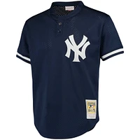 Men's Mitchell & Ness Mariano Rivera Navy New York Yankees Cooperstown Collection Big Tall Mesh Batting Practice Jersey