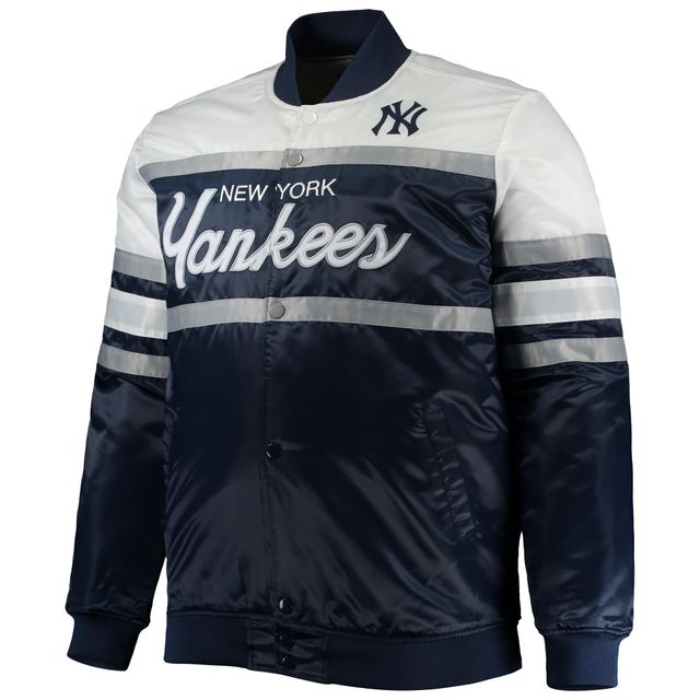 PRF YANKEE BLEU MARINE GRIS HOMME MLB B&T MNC COACHES VESTE EN SATIN JACMENXHW