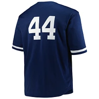 Men's Mitchell & Ness Reggie Jackson Navy New York Yankees Big Tall Cooperstown Collection Mesh Batting Practice Jersey