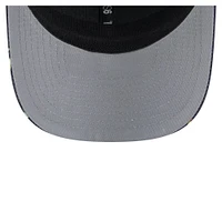 Men's New Era Black New York Yankees Adventure Drinks Pattern 9SEVENTY Stretch-Snap Hat