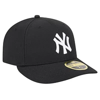 Men's New Era Black York Yankees Low Profile 59FIFTY Fitted Hat