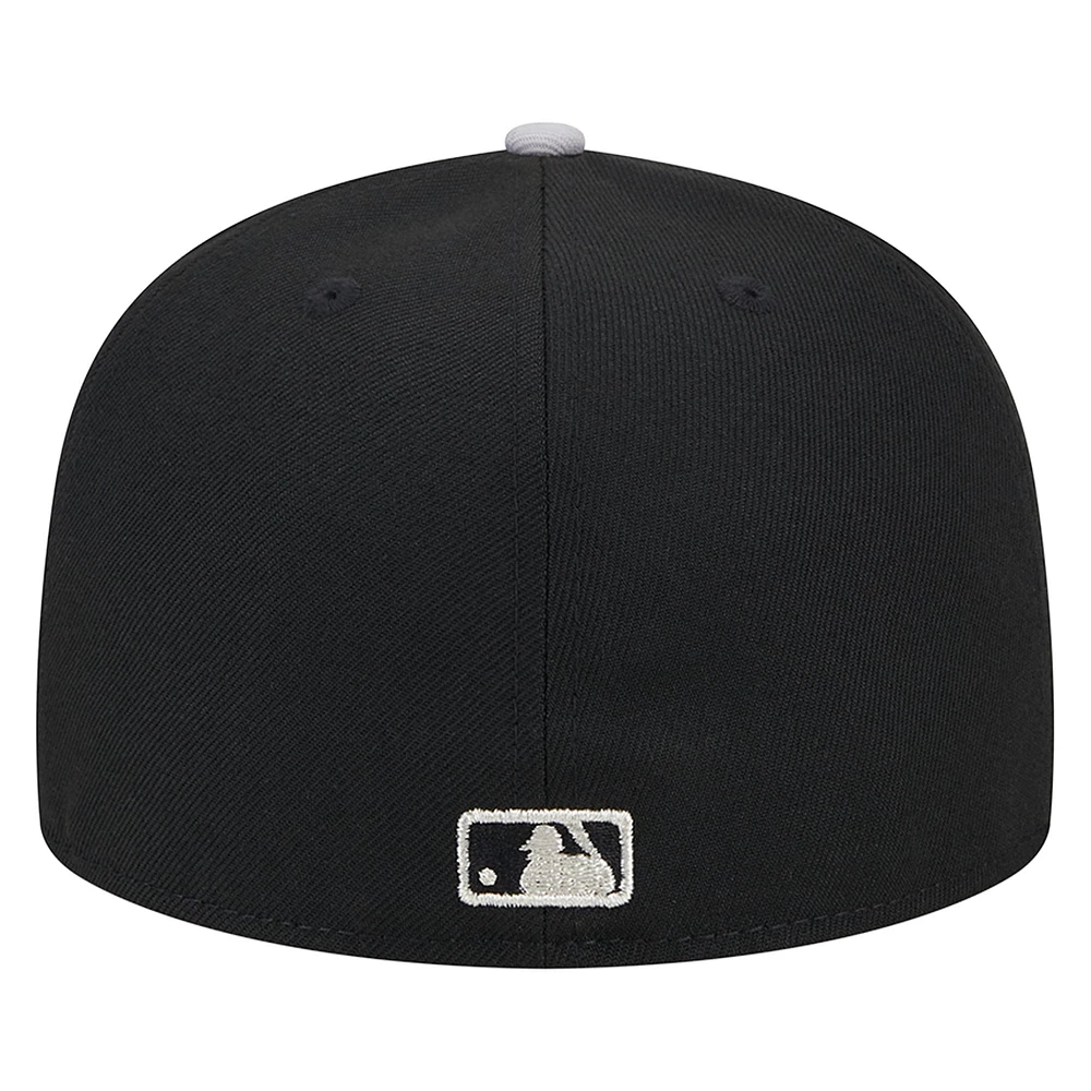 Men's New Era Black York Yankees Metallic Camo 59FIFTY Fitted Hat