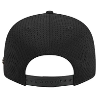 Men's New Era Black New York Yankees Post Up Pin 9FIFTY Snapback Hat