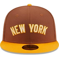 Men's New Era Brown York Yankees Tiramisu  59FIFTY Fitted Hat