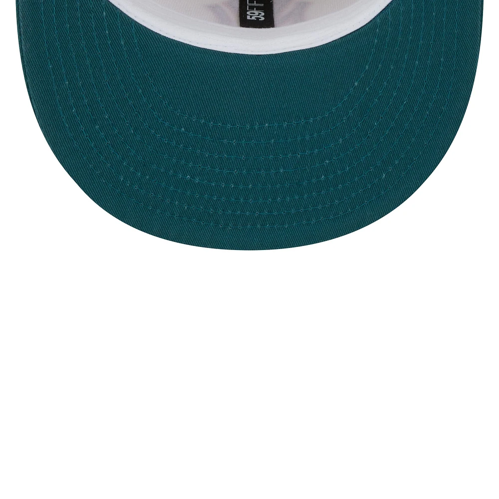 Men's New Era Cream York Yankees Chrome 59FIFTY Fitted Hat