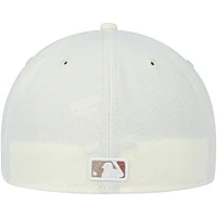 Men's New Era Cream York Yankees Chrome Camel Rust Undervisor 59FIFTY Fitted Hat