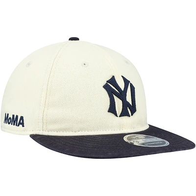 Casquette ajustable New Era 9FIFTY crème New York Yankees MoMA Retro Crown pour homme