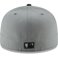 Men's New Era Gray/Black York Yankees Two-Tone 59FIFTY Fitted Hat