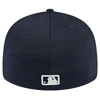 Men's New Era  Navy York Yankees 2024 MLB Clubhouse Low Profile 59FIFTY Fitted Hat
