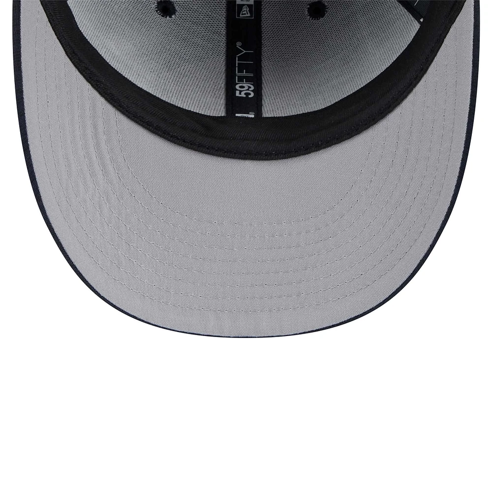 Men's New Era  Navy York Yankees 2024 MLB Clubhouse Low Profile 59FIFTY Fitted Hat