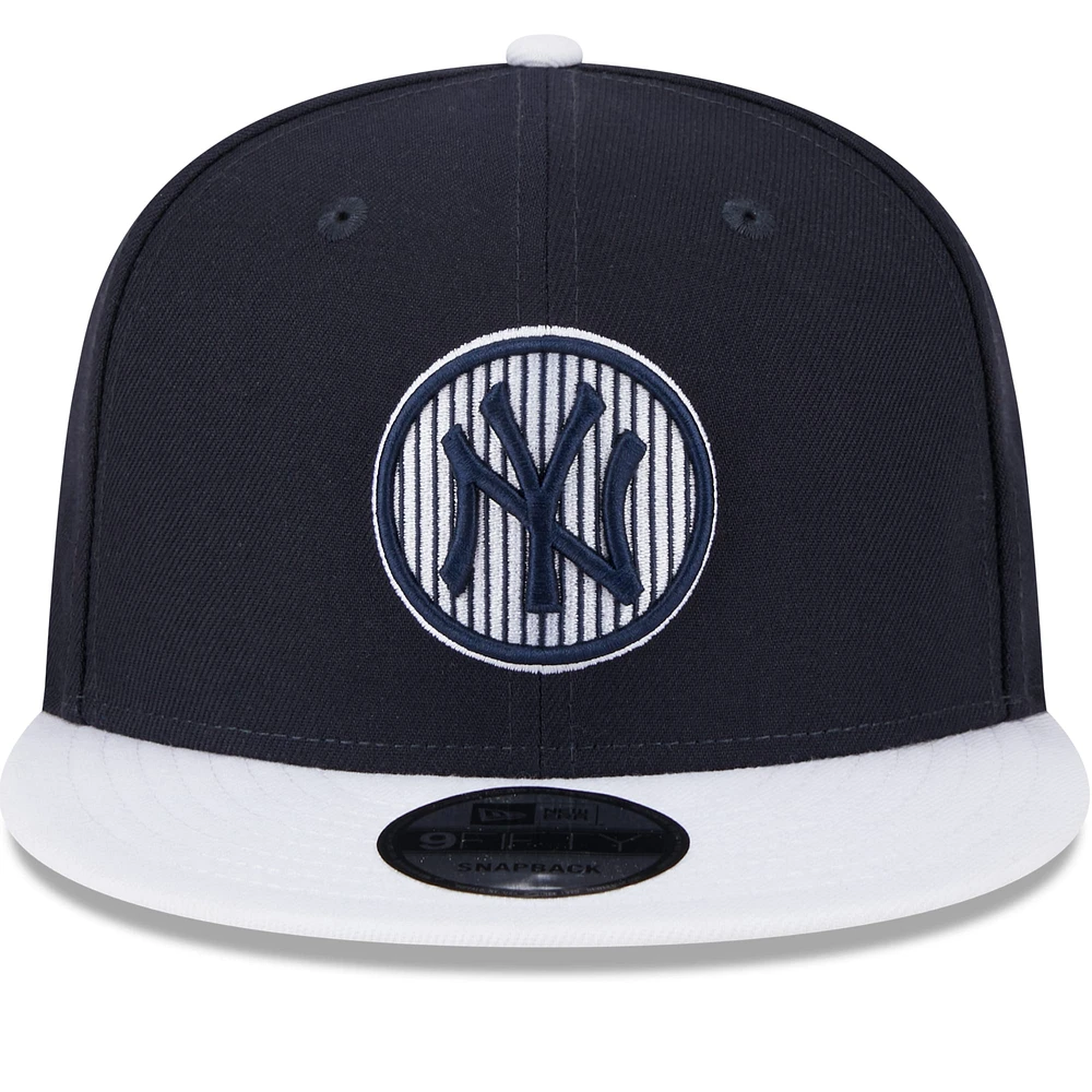 Men's New Era  Navy New York Yankees 2025 Batting Practice 9FIFTY Snapback Hat