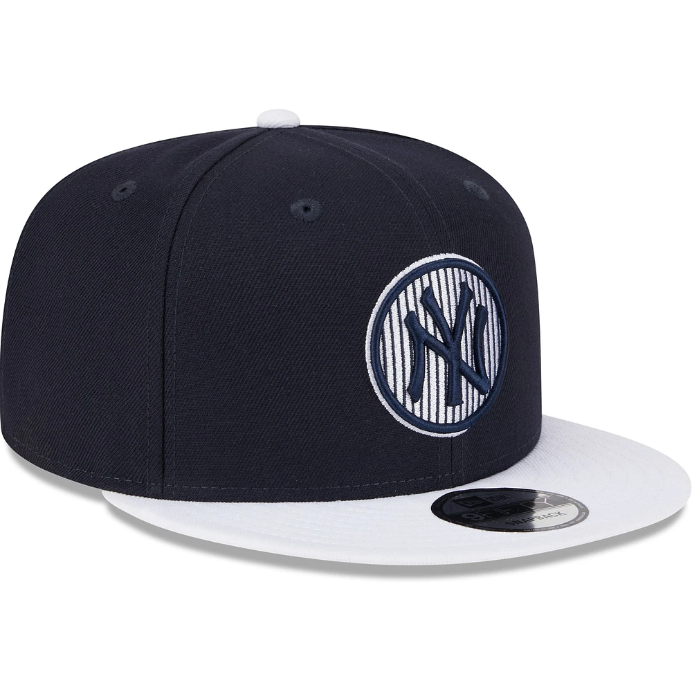 Men's New Era  Navy New York Yankees 2025 Batting Practice 9FIFTY Snapback Hat