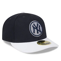 Men's New Era  Navy York Yankees 2025 Batting Practice Low Profile 59FIFTY Fitted Hat