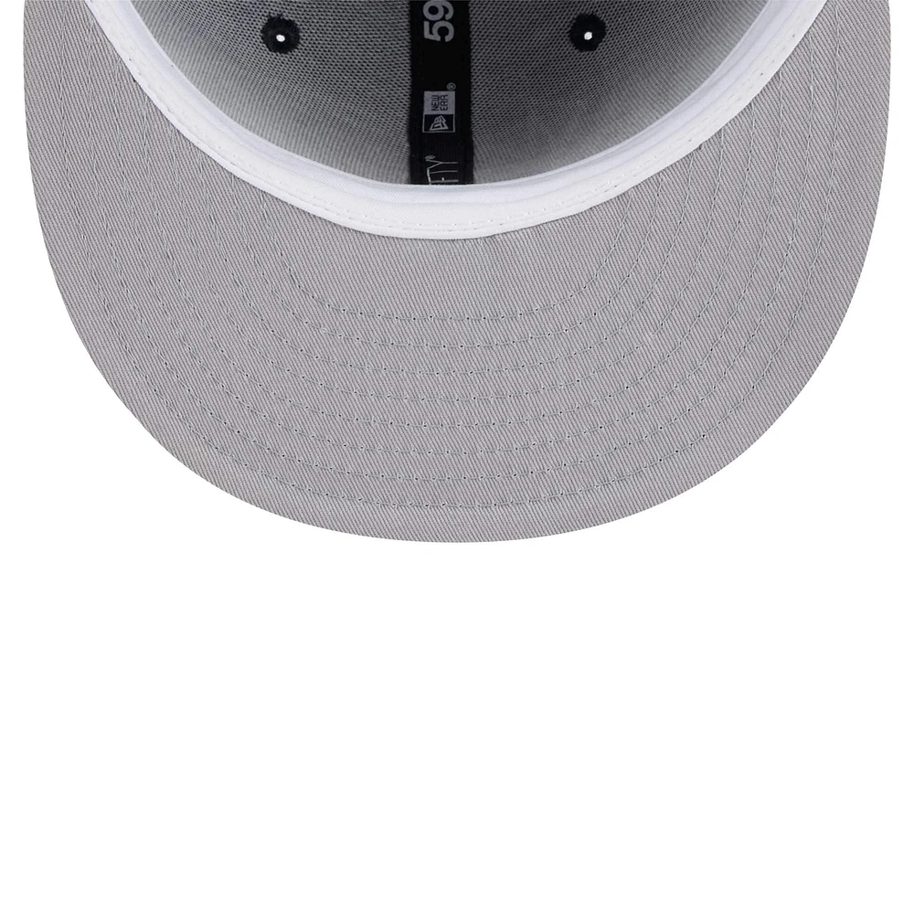 Men's New Era Navy York Yankees Game Day Overlap 59FIFTY Fitted Hat