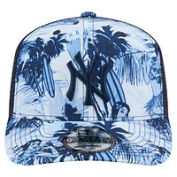 Men's New Era Navy New York Yankees Hula Trucker 9SEVENTY Adjustable Hat