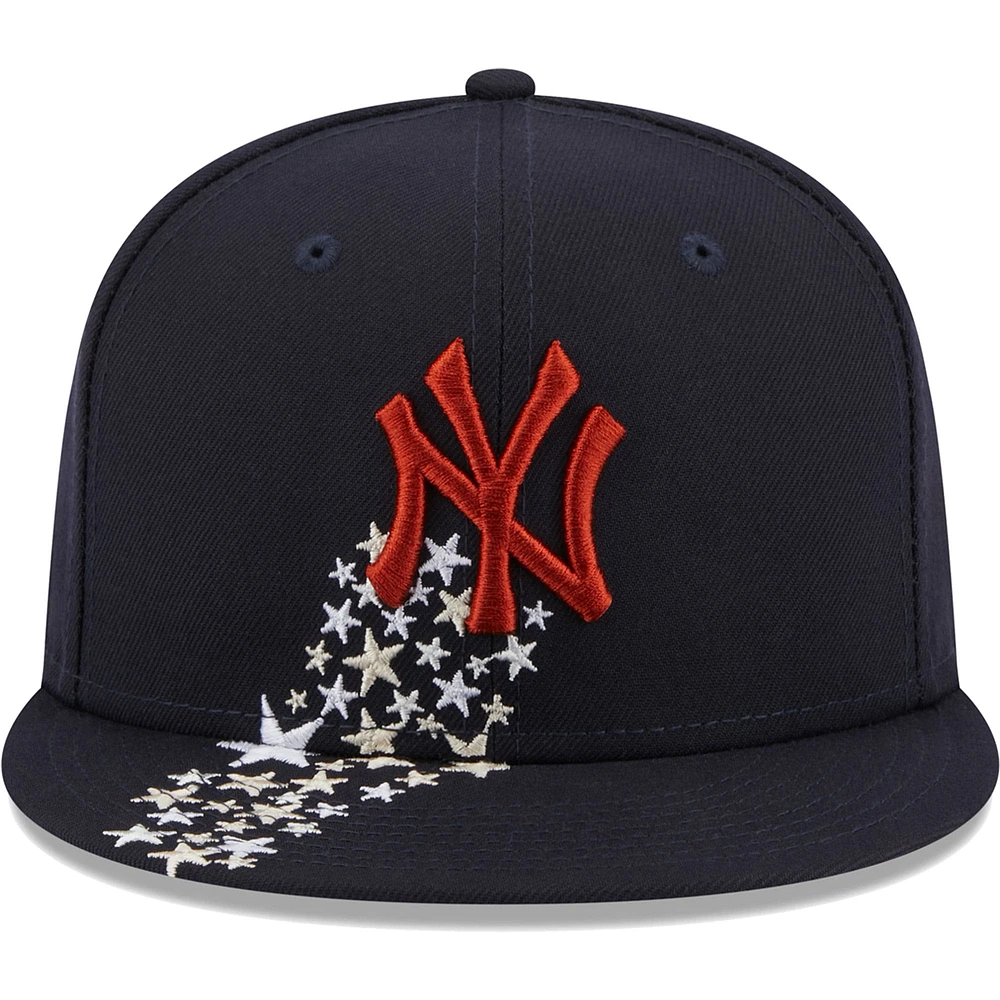 Men's New Era Navy York Yankees  Meteor 59FIFTY Fitted Hat