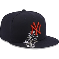 Men's New Era Navy York Yankees  Meteor 59FIFTY Fitted Hat