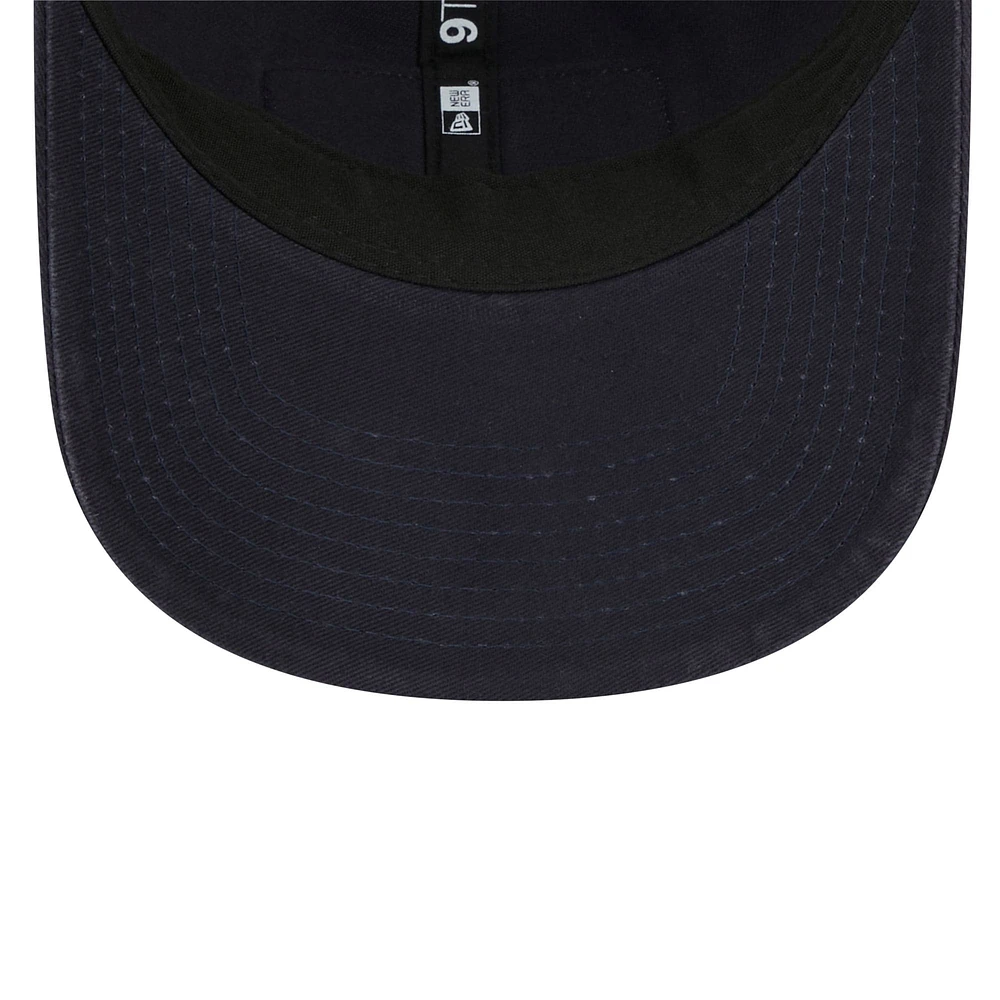 Men's New Era Navy New York Yankees Property Trucker 9TWENTY Snapback Hat
