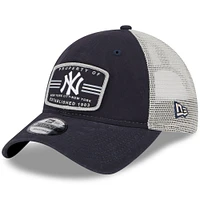 Men's New Era Navy New York Yankees Property Trucker 9TWENTY Snapback Hat
