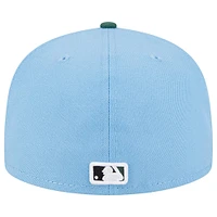 Men's New Era  Sky Blue/Cilantro York Yankees 2000 Subway Series 59FIFTY Fitted Hat