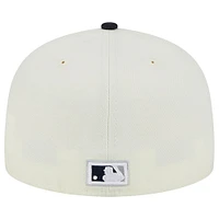 Men's New Era Stone/Navy York Yankees Retro 59FIFTY Fitted Hat