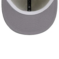 Men's New Era White York Yankees Cooperstown Collection Chrome 59FIFTY Fitted Hat
