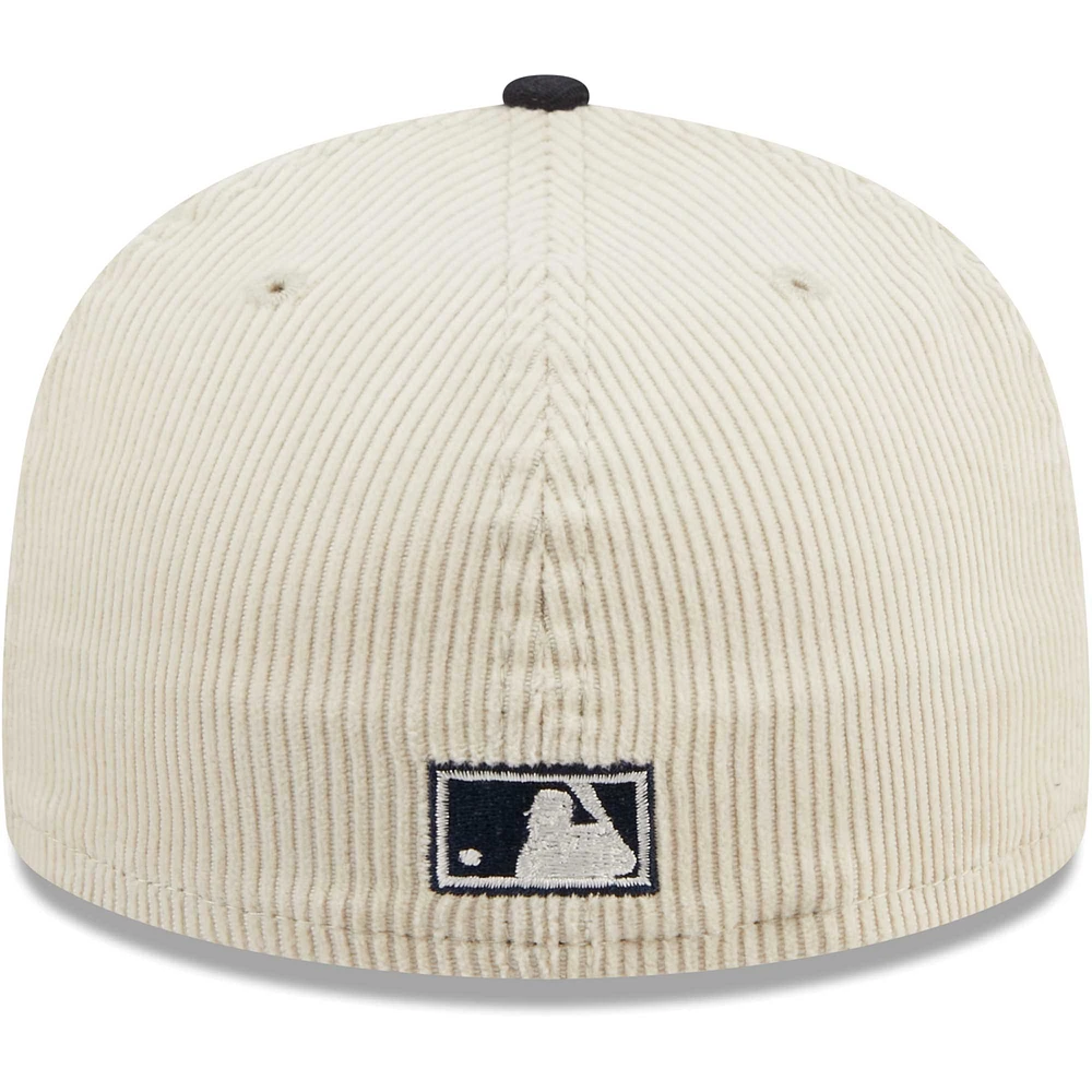 Men's New Era White York Yankees  Corduroy Classic 59FIFTY Fitted Hat