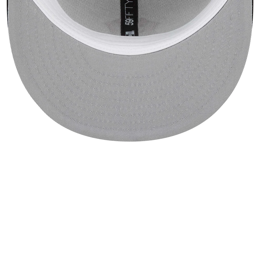 Men's New Era White York Yankees Neon Eye 59FIFTY Fitted Hat