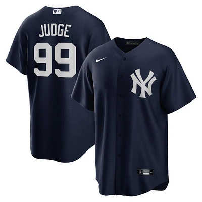 Maillot réplique d'entraînement de printemps 2020 des Yankees New York pour homme Nike Aaron Judge Navy