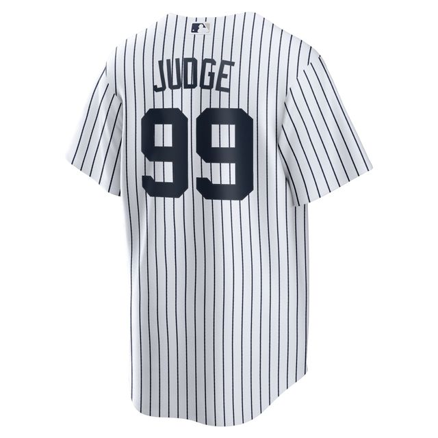 Maillot de joueur Nike Aaron Judge blanc pour homme avec nom à domicile des Yankees New York