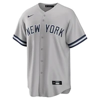 Men's Nike Gerrit Cole Gray New York Yankees Road Replica Player Name Jersey