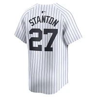 Men's Nike Giancarlo Stanton White New York Yankees Home Limited Player Jersey