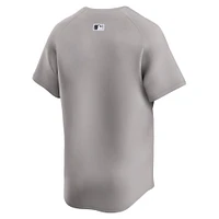 Men's Nike Gray New York Yankees Road Limited Jersey