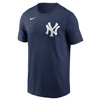Men's Nike Max Fried Navy New York Yankees Fuse Name & Number T-Shirt