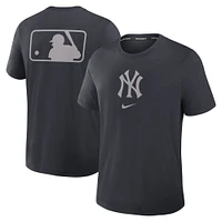 Men's Nike Navy New York Yankees Authentic Collection Early Work Tri-Blend Performance T-Shirt