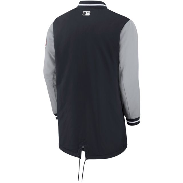 Veste entièrement zippée Nike bleu marine New York Yankees Dugout Performance pour homme