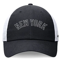 Men's Nike Navy New York Yankees Wordmark Adjustable Trucker Hat