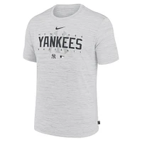 Men's Nike White New York Yankees Authentic Collection Velocity Performance Practice T-Shirt