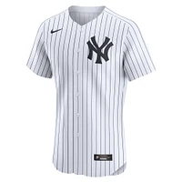Men's Nike White New York Yankees Home Elite Jersey