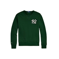 Men's Polo Ralph Lauren  Green New York Yankees Pullover Sweatshirt